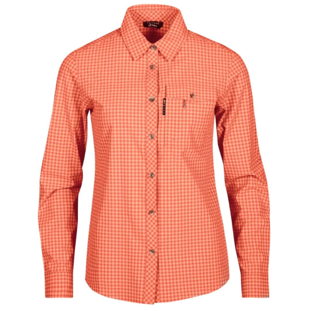 Kota Pitkähihainen Ruutupaita Naisten<Halti Best