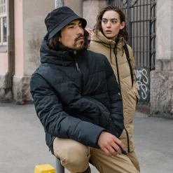 Linjat Miesten Parkatakki<Halti