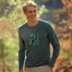 Tuntu II Pitkähihainen Merino Paita Miesten<Halti New