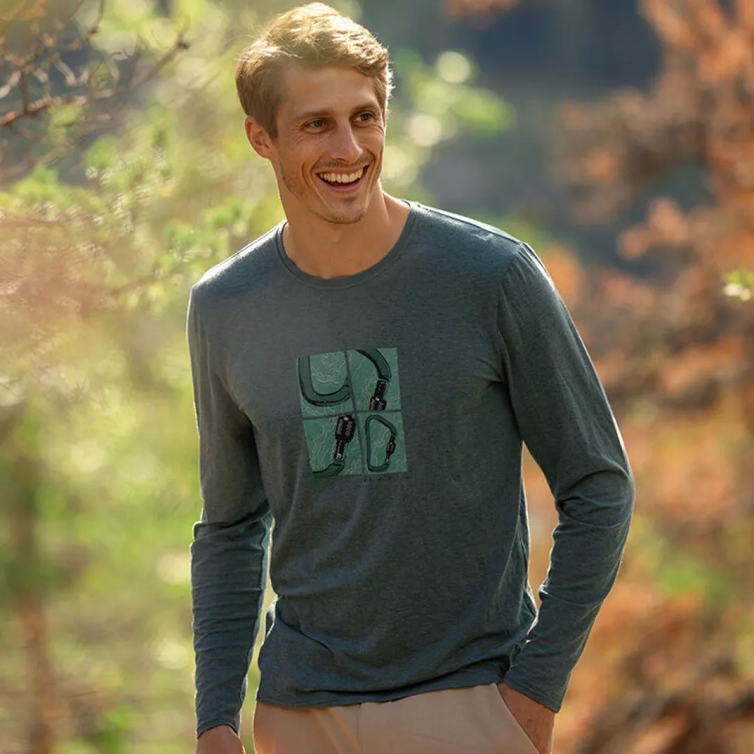 Tuntu II Pitkähihainen Merino Paita Miesten<Halti New